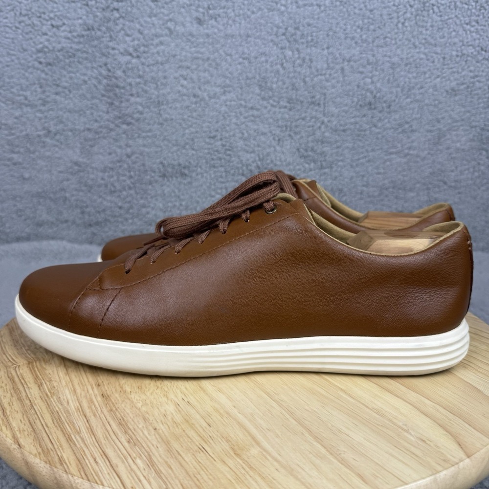 Cole Haan Crosscourt II Mens Size 11 M Brown Leather Shoes Grand.OS C26521 - Picture 4 of 13